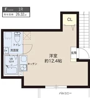 レピュア成増レジデンス【2階】の間取り