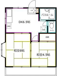レイクサイド善福寺【2階】の間取り