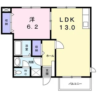 サンシャインヒルズI【1階】の間取り