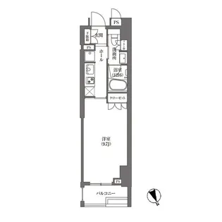 HAMACHO APARTMENTS【2階】の間取り