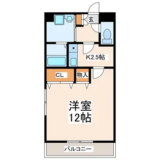 ガーデンオブモニカ【2階】の間取り