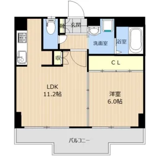 セルジュ水前寺公園【3階】の間取り