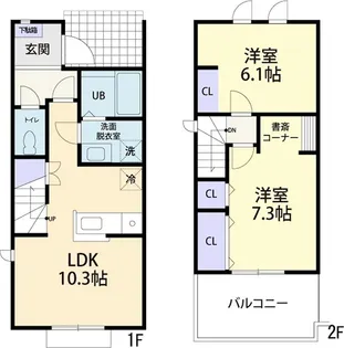 Grand Forest(グラン・フォレスト) Aの間取り