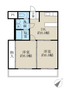 第8ロイヤル礎【1階】の間取り
