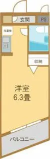 クレイン阿部【4階】の間取り