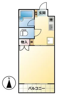 エル新屋敷A【3階】の間取り
