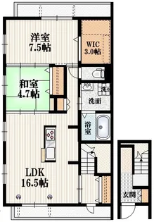 BORIKIこくぶんじ【2階】の間取り
