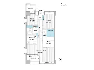 ベルタワーアネックス【7階】の間取り