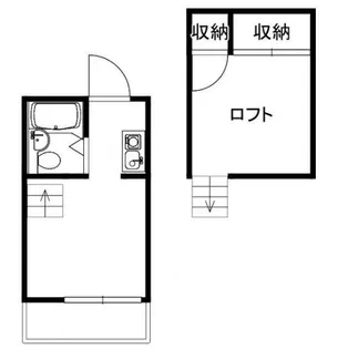 プリンセスコート代沢【2階】の間取り