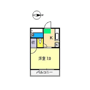 フジハラハイツ II【2階】の間取り