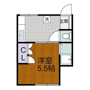 アメニティ中野坂上【2階】の間取り