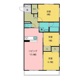 ES Garden【3階】の間取り