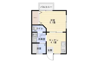 akanail大新田【1階】の間取り