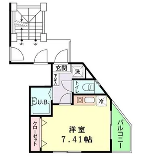 AXIS中町【2階】の間取り