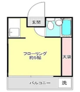 パーシモン東中野【1階】の間取り