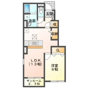 ランドマーク0826 I・II・III【1階】の間取り