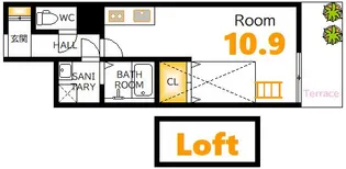 TM住吉ビル【8階】の間取り