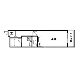 Jシティ紙屋町【4階】の間取り