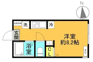 Venus Residence三ッ沢上町【1階】の間取り