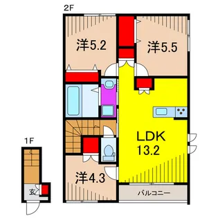 Rastrelli【2階】の間取り