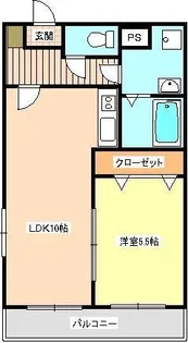 セントラル・マンション【1階】の間取り