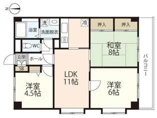 繁美ビル【1階】の間取り