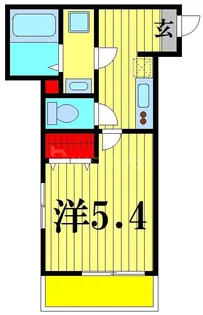 MELDIA京成船橋【2階】の間取り