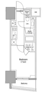 ザ・パークハビオ本郷菊坂【9階】の間取り