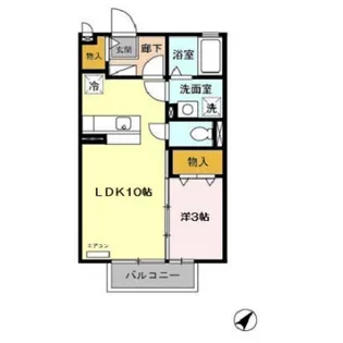 セジュール石原坂【2階】の間取り