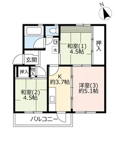 URけやき台【5階】の間取り