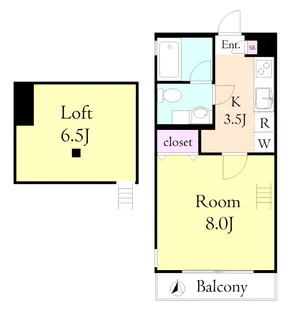 ユーラル昴苑【1階】の間取り