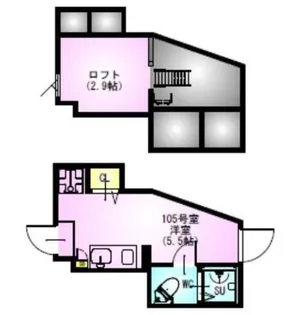 VILLEST 町屋【1階】の間取り