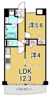 ビルド松本【3階】の間取り
