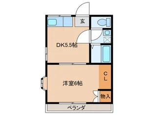 城山荘2号棟【2階】の間取り