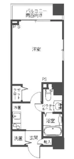 ガラ・ステーション東日本橋【5階】の間取り