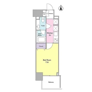 グランシャリオ羽田【8階】の間取り