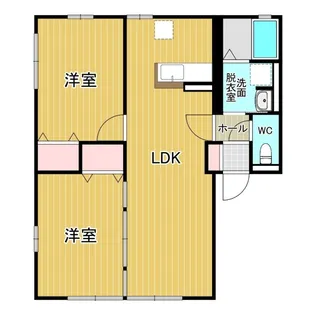 セノ・フィールドII【2階】の間取り