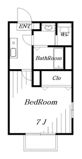 アンソレイエ園生【1階】の間取り