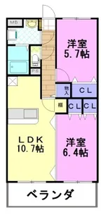 Y&Mロイヤルヒルズ【1階】の間取り