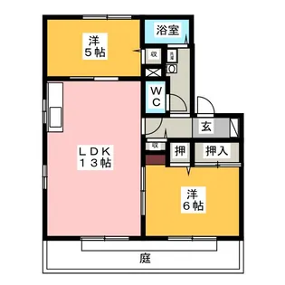 TYハイツ【1階】の間取り