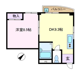 アーデル【3階】の間取り