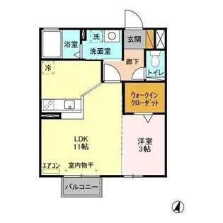PRINCESS I・II【2階】の間取り