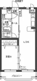 大門コア【1階】の間取り