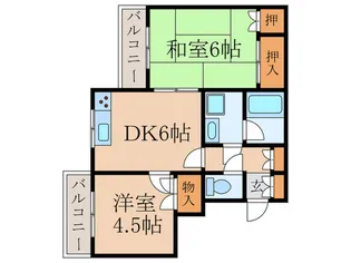第3メゾン篠崎【2階】の間取り