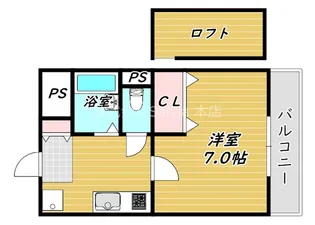 ABBEY ROAD【2階】の間取り