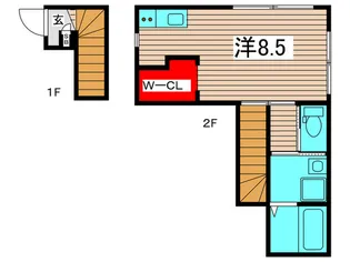 ルーエ【2階】の間取り