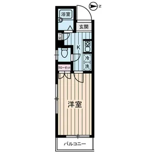 ジュネスM【4階】の間取り
