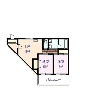オーガスタハイツ【4階】の間取り