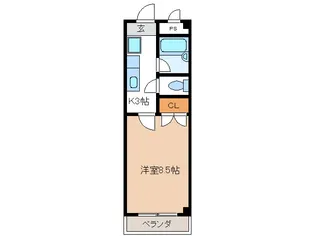 エントピア岐阜II【3階】の間取り