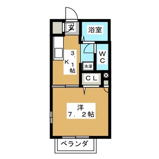 スペーシア【2階】の間取り